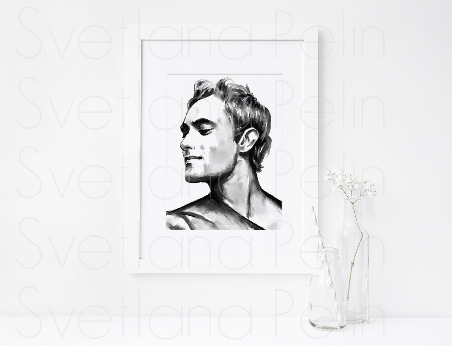 Jude Law, ART PRINT Signed by Artist