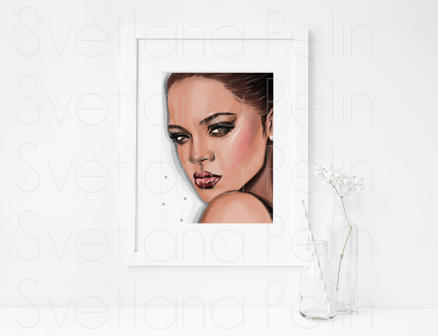 Rihanna, ART PRINT Signed by Artist
