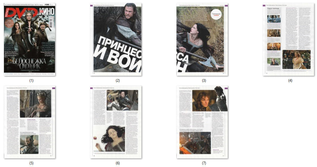 Charlize Theron, Kristen Stewart, Chris Hemsworth, Russian magazine, Cover, DIGITAL LISTING, Instant Download (Copy)