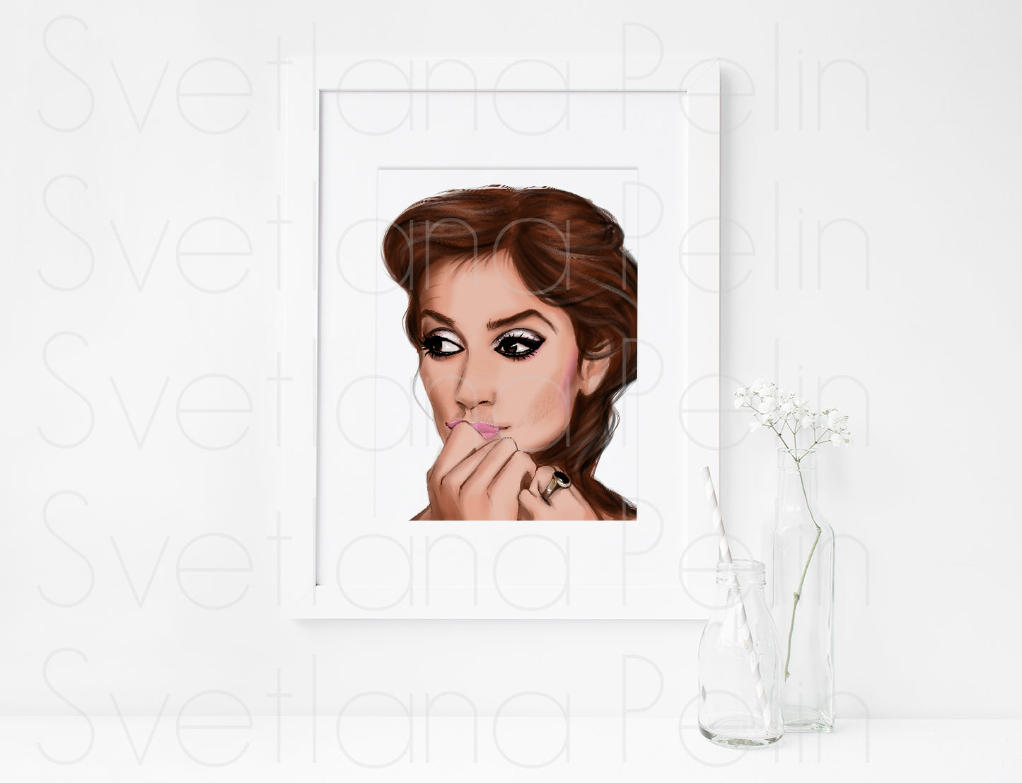Penelope Cruz, ART PRINT Signed by Artist