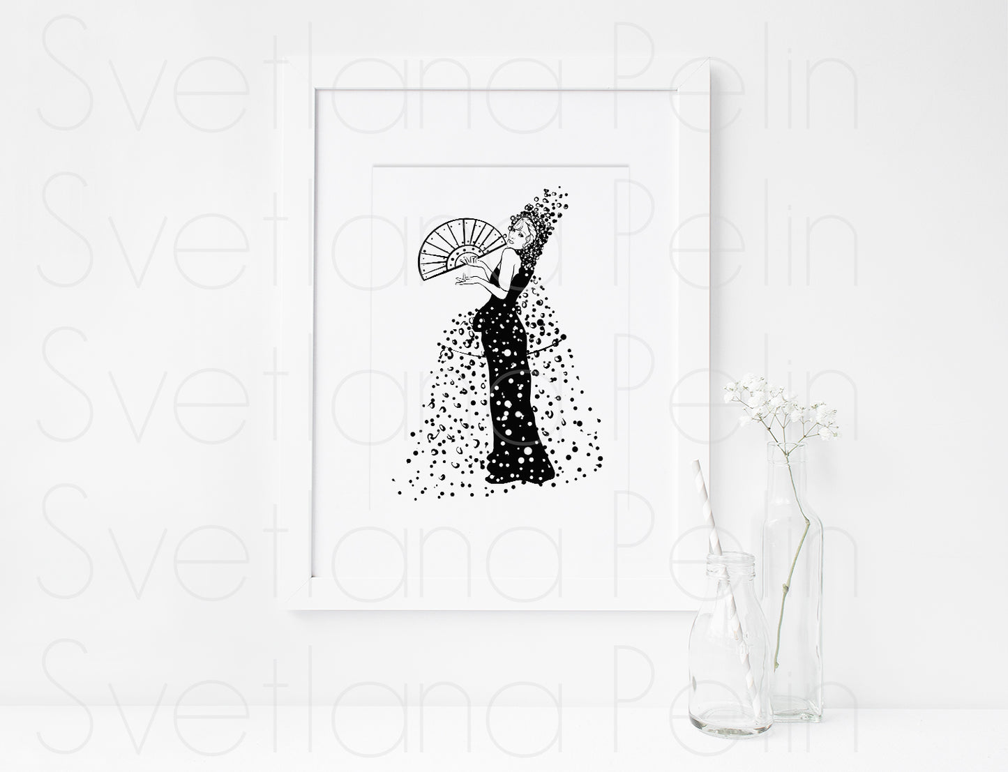 Marlene Dietrich, ART PRINT Signed by Artist