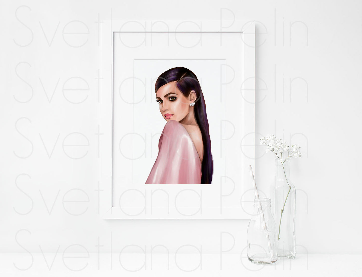 Sofia Carson, ART PRINT Signed by Artist