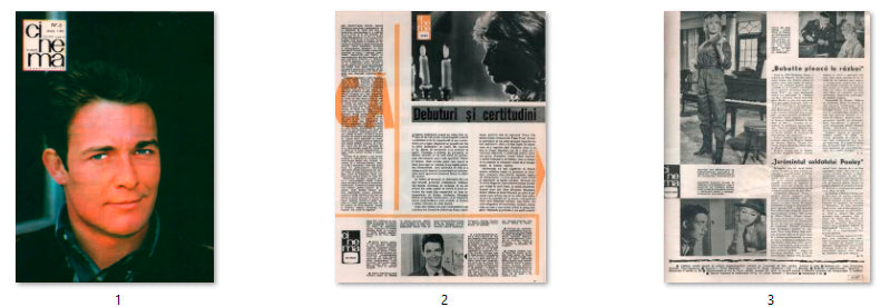 Jacques Charrier, Romanian magazine, Cover, DIGITAL LISTING, Instant Download