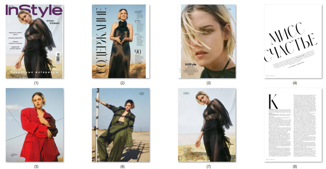 Kristen Stewart, Russian magazine, Cover, DIGITAL LISTING, Instant Download