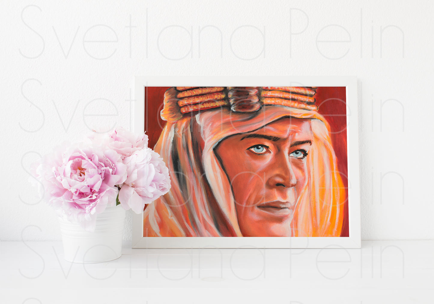 Peter O'Toole, Lawrence of Arabia, ART PRINT Signed by Artist