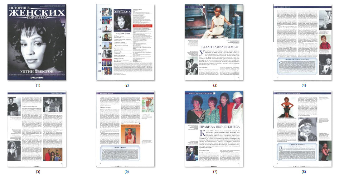 Whitney Houston, WH, Russian magazine, Cover, DIGITAL LISTING, Instant Download