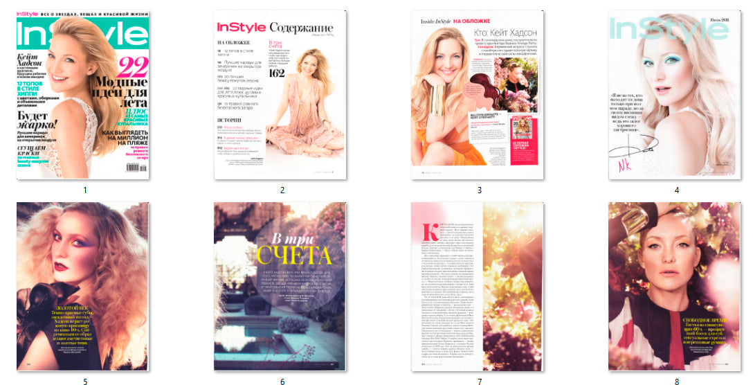 Kate Hudson, Russian magazine, Cover, DIGITAL LISTING, Instant Download