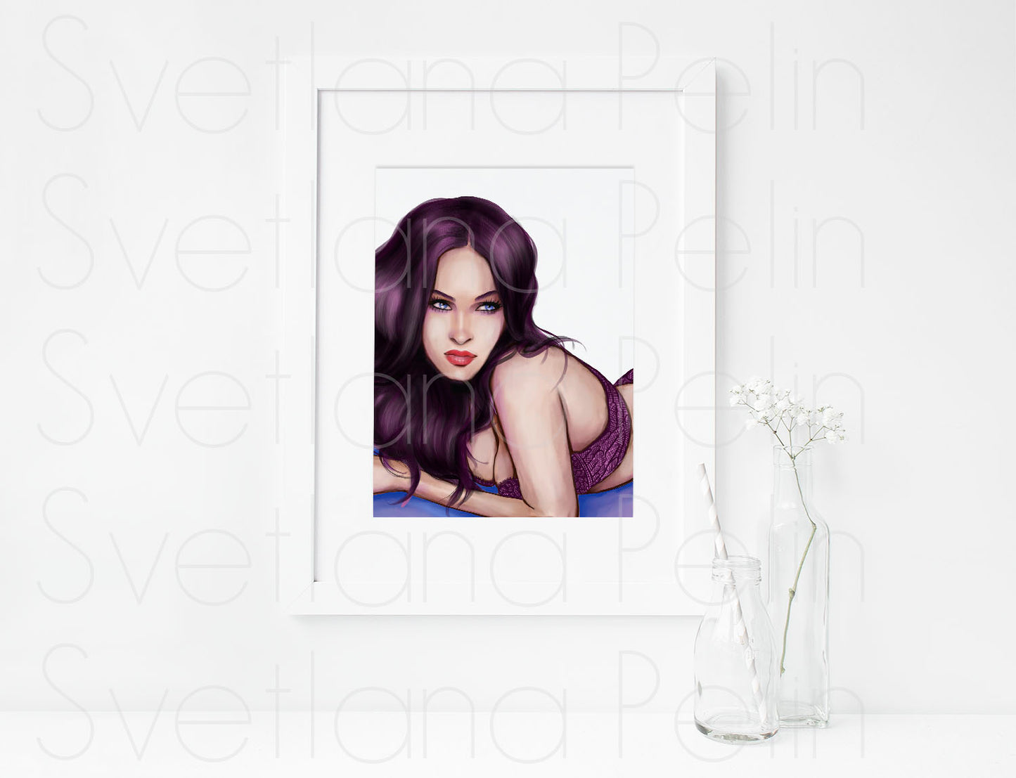 Megan Fox, ART PRINT Signed by Artist