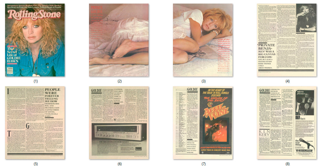 Goldie Hawn, ENG magazine, Cover, DIGITAL LISTING, Instant Download
