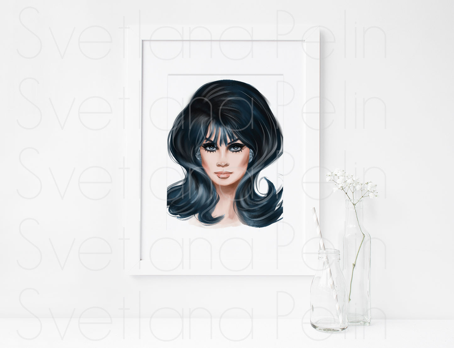 Jean Shrimpton, ART PRINT Signed by Artist