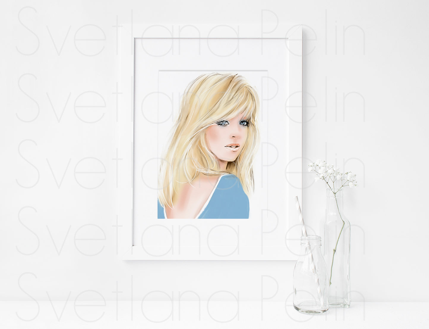 Goldie Hawn, ART PRINT Signed by Artist