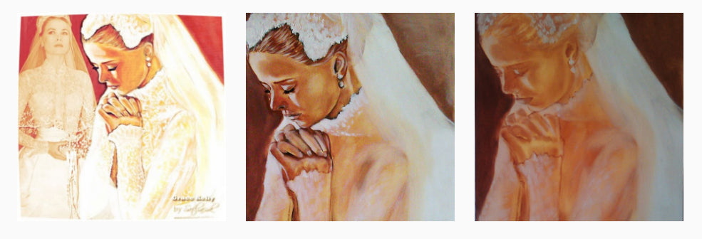Grace Kelly, Wedding, Bride, ORIGINAL Oil Painting, Artwork by Svetlana Pelin
