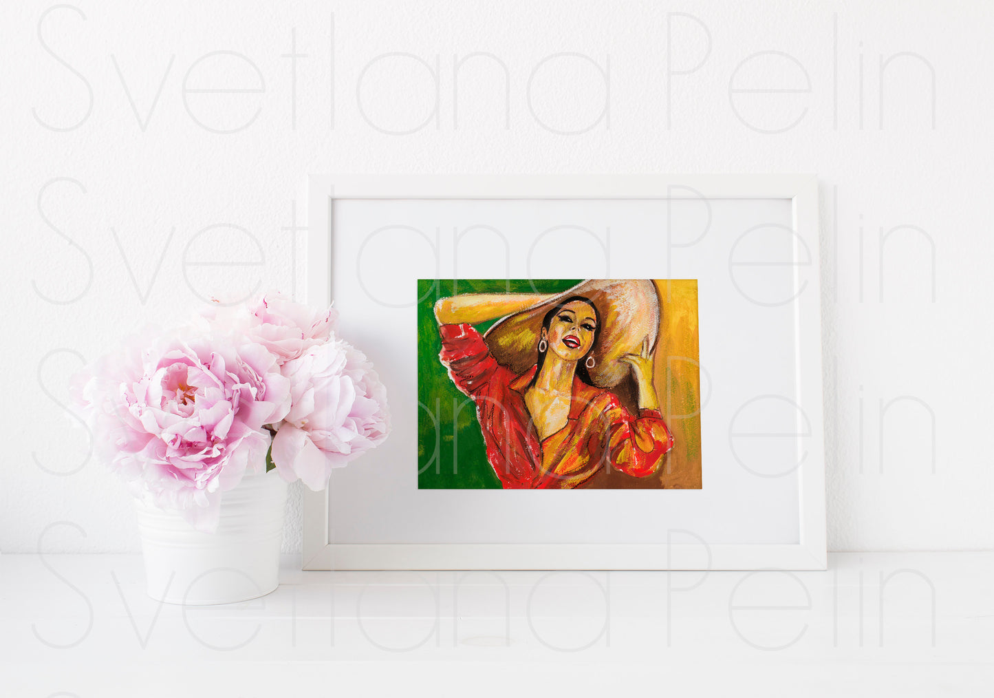 Ava Gardner, ART PRINT Signed by Artist