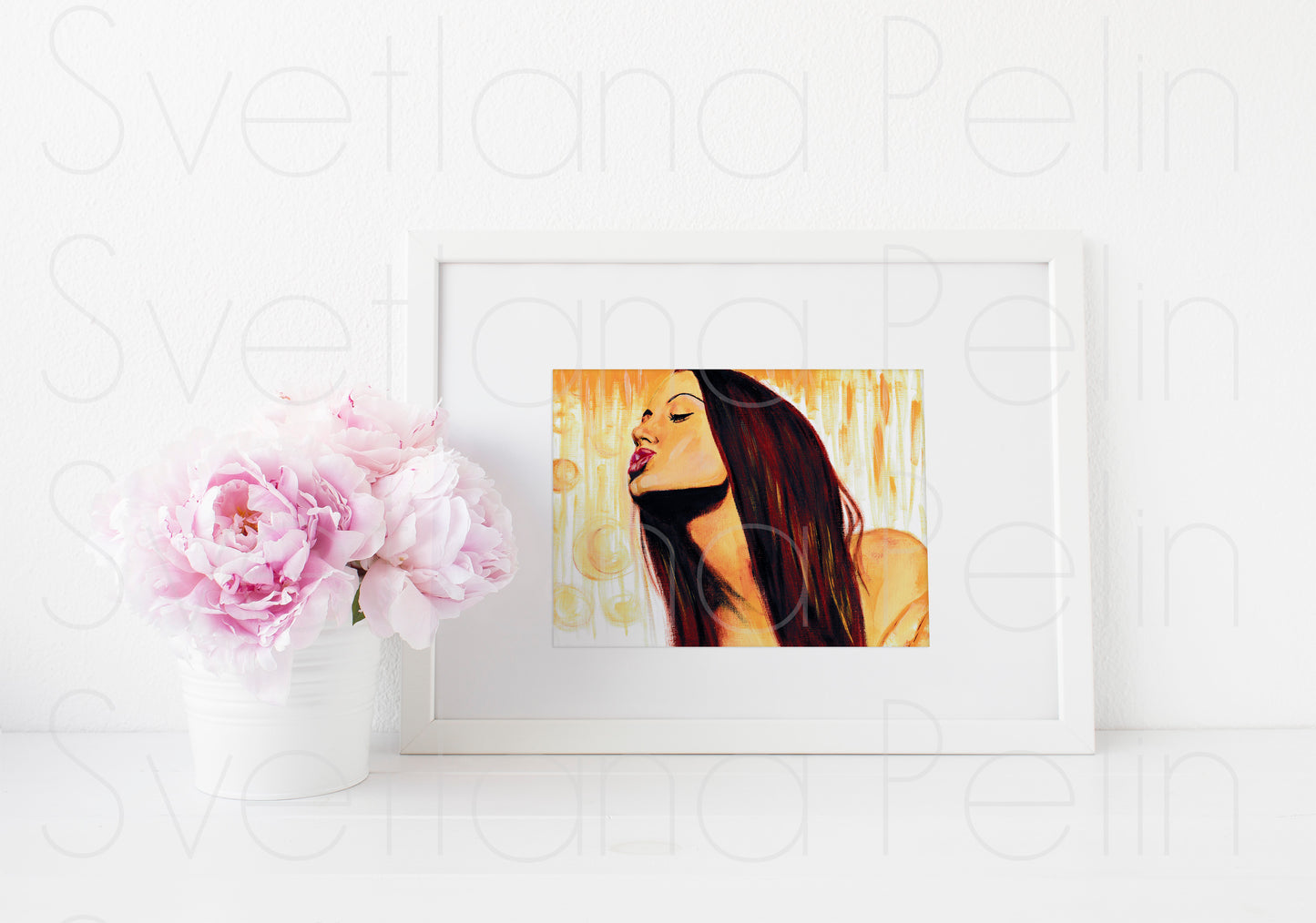 Angelina Jolie, ART PRINT Signed by Artist
