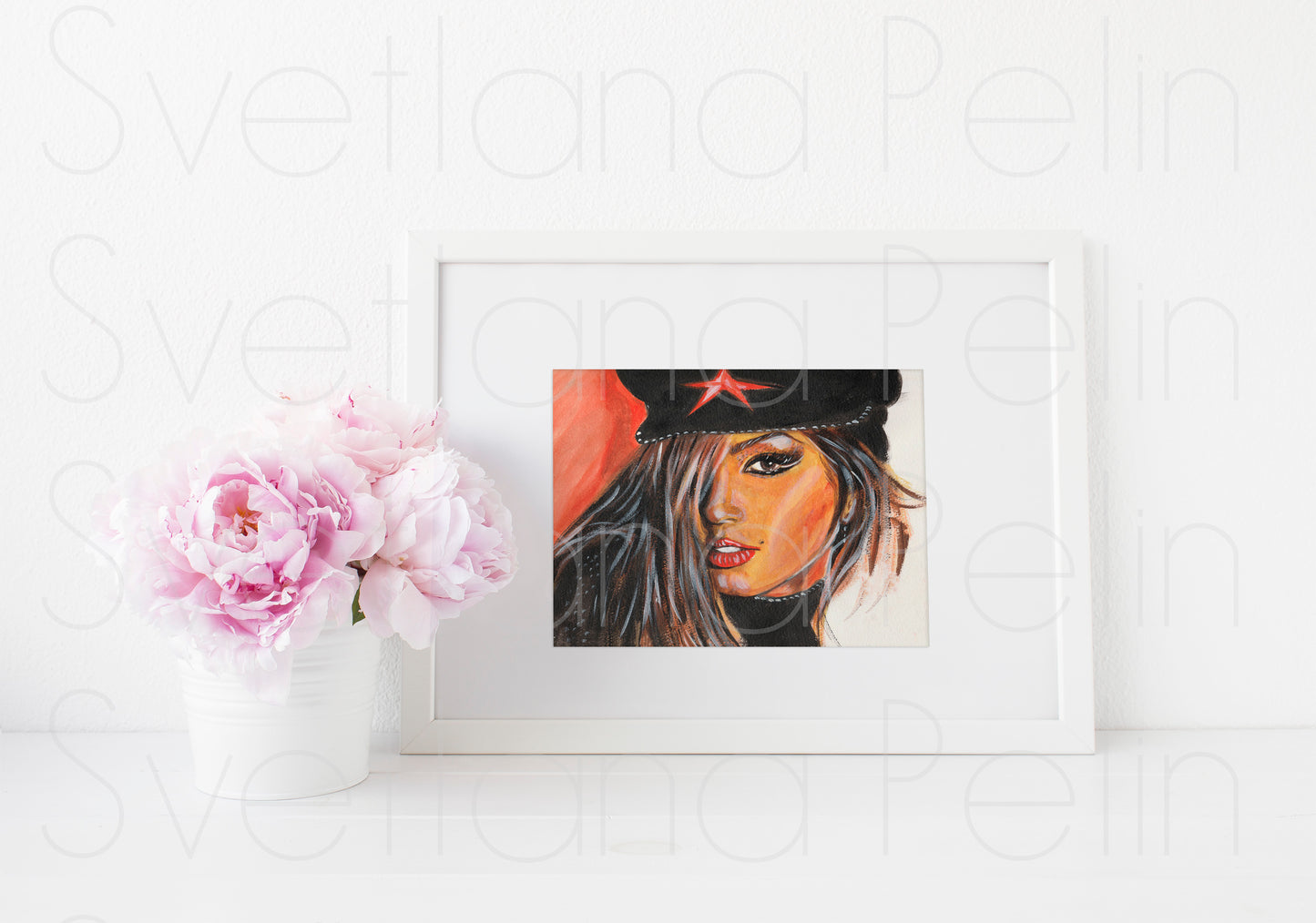 Cindy Crawford, ART PRINT Signed by Artist