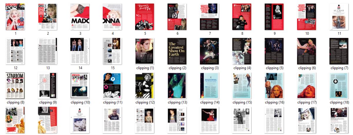 Madonna, ENG magazine, Cover, DIGITAL LISTING, Instant Download