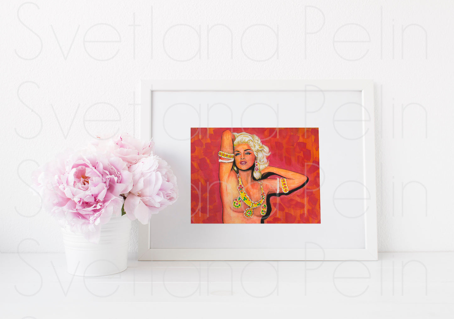 Madonna, ART PRINT Signed by Artist
