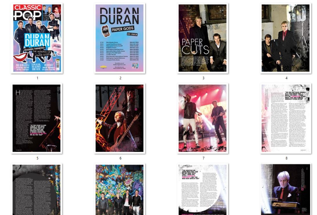 Duran, ENG magazine, Cover, DIGITAL LISTING, Instant Download