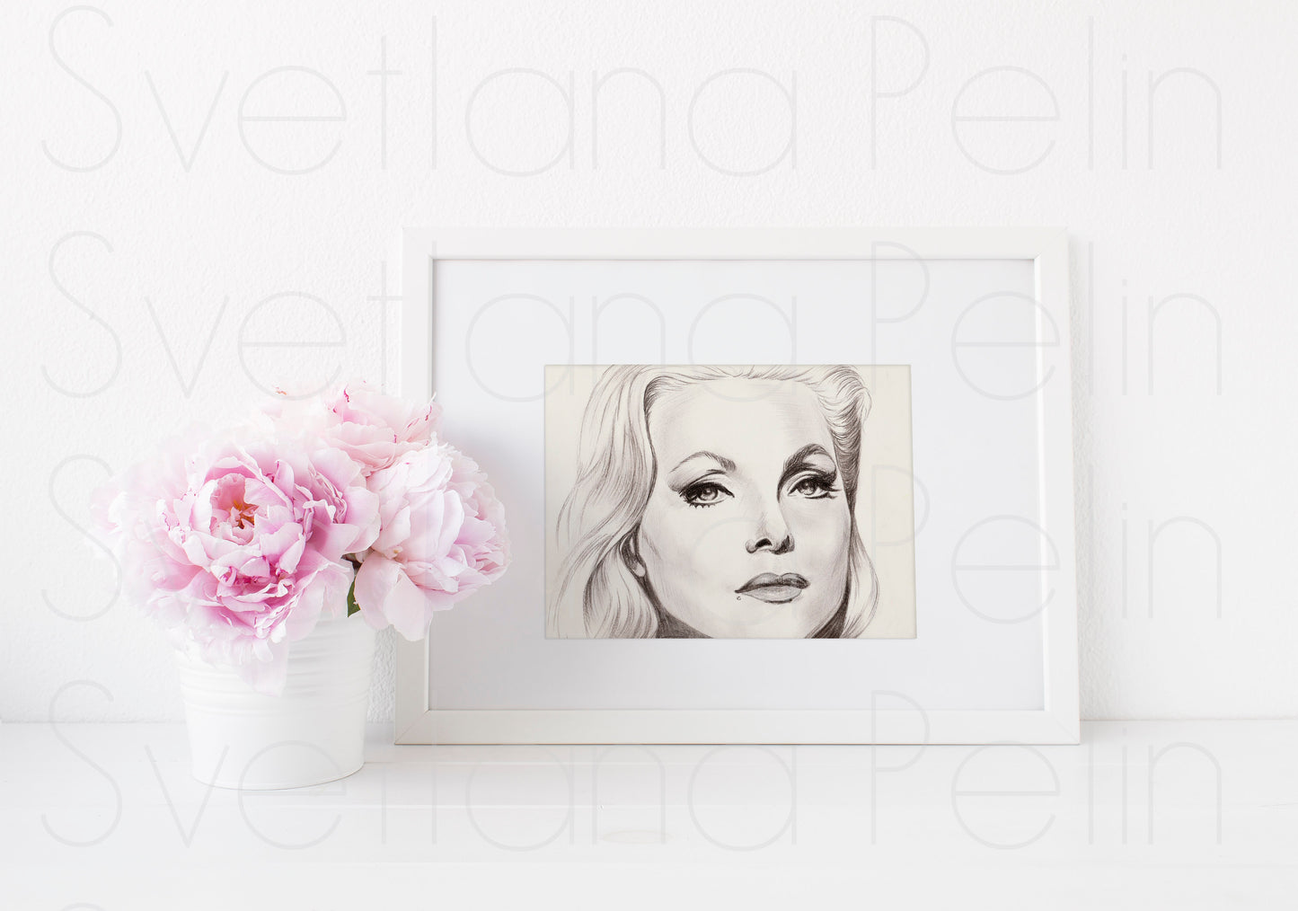 Virna Lisi, ART PRINT Signed by Artist