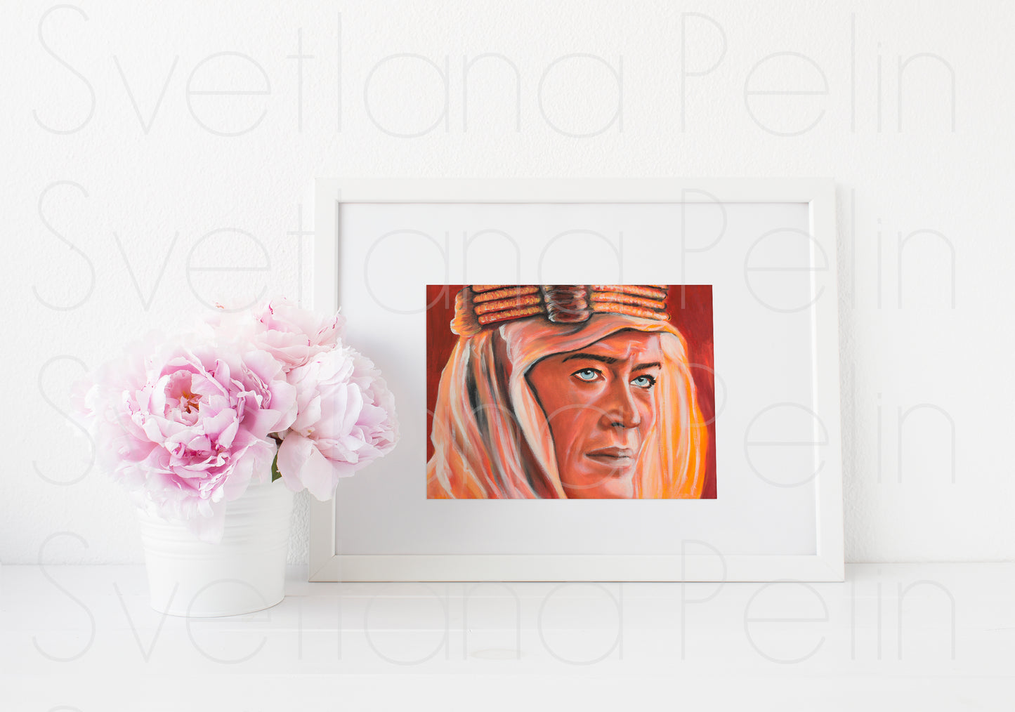 Peter O'Toole, Lawrence of Arabia, ART PRINT Signed by Artist