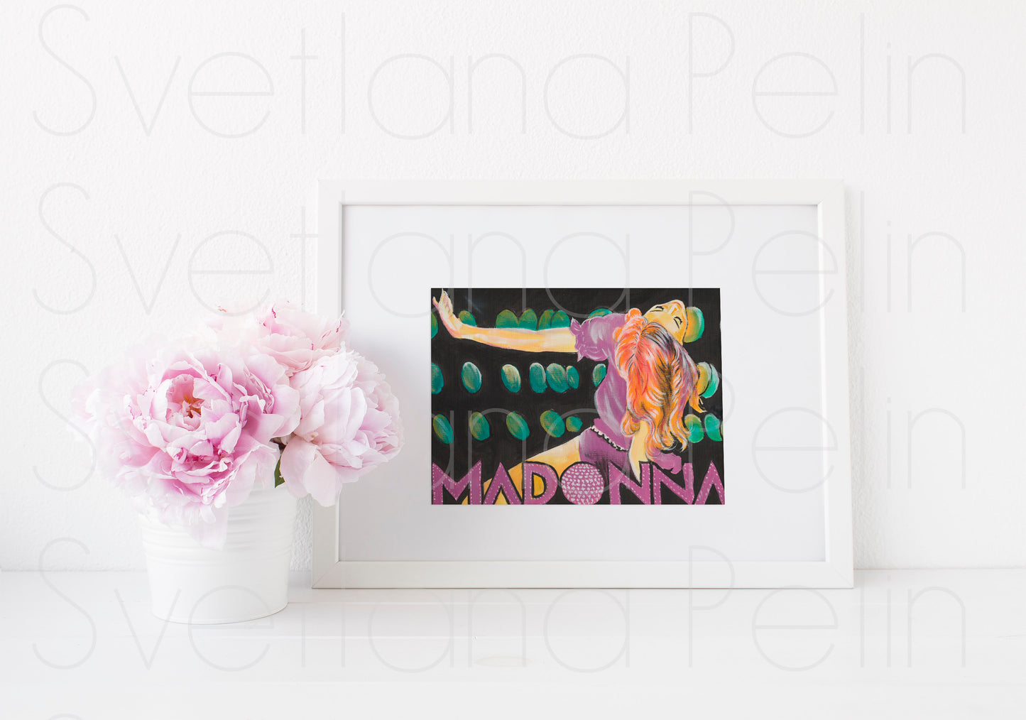 Madonna, ART PRINT Signed by Artist