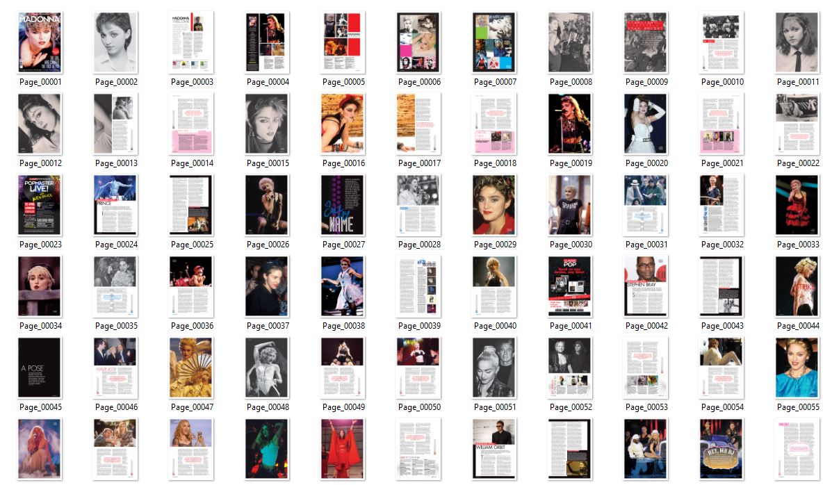 Madonna, ENG magazine, Cover, DIGITAL LISTING, Instant Download