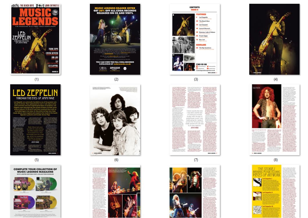 Led Z, ENG magazine, Cover, DIGITAL LISTING, Instant Download