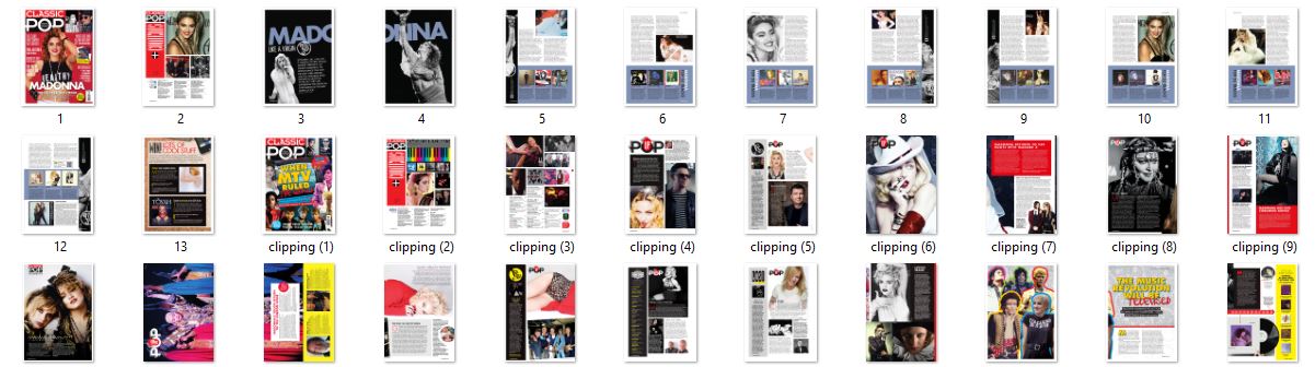 Madonna, ENG magazine, Cover, DIGITAL LISTING, Instant Download