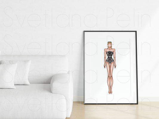 Margot Robbie, Printable Art, INSTANT DOWNLOAD