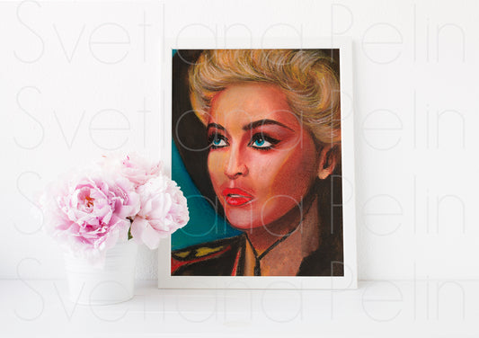 Madonna, ART PRINT Signed by Artist