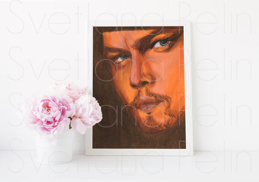 Leonardo DiCaprio, ART PRINT Signed by Artist