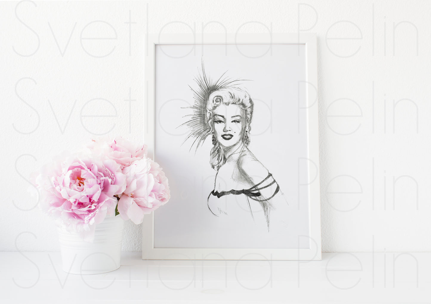 Marilyn Monroe, River of No Return, ART PRINT Signed by Artist