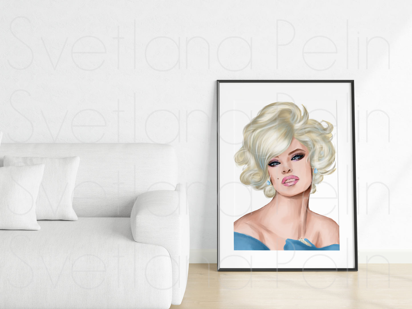 Linda Evangelista, Printable Art, INSTANT DOWNLOAD