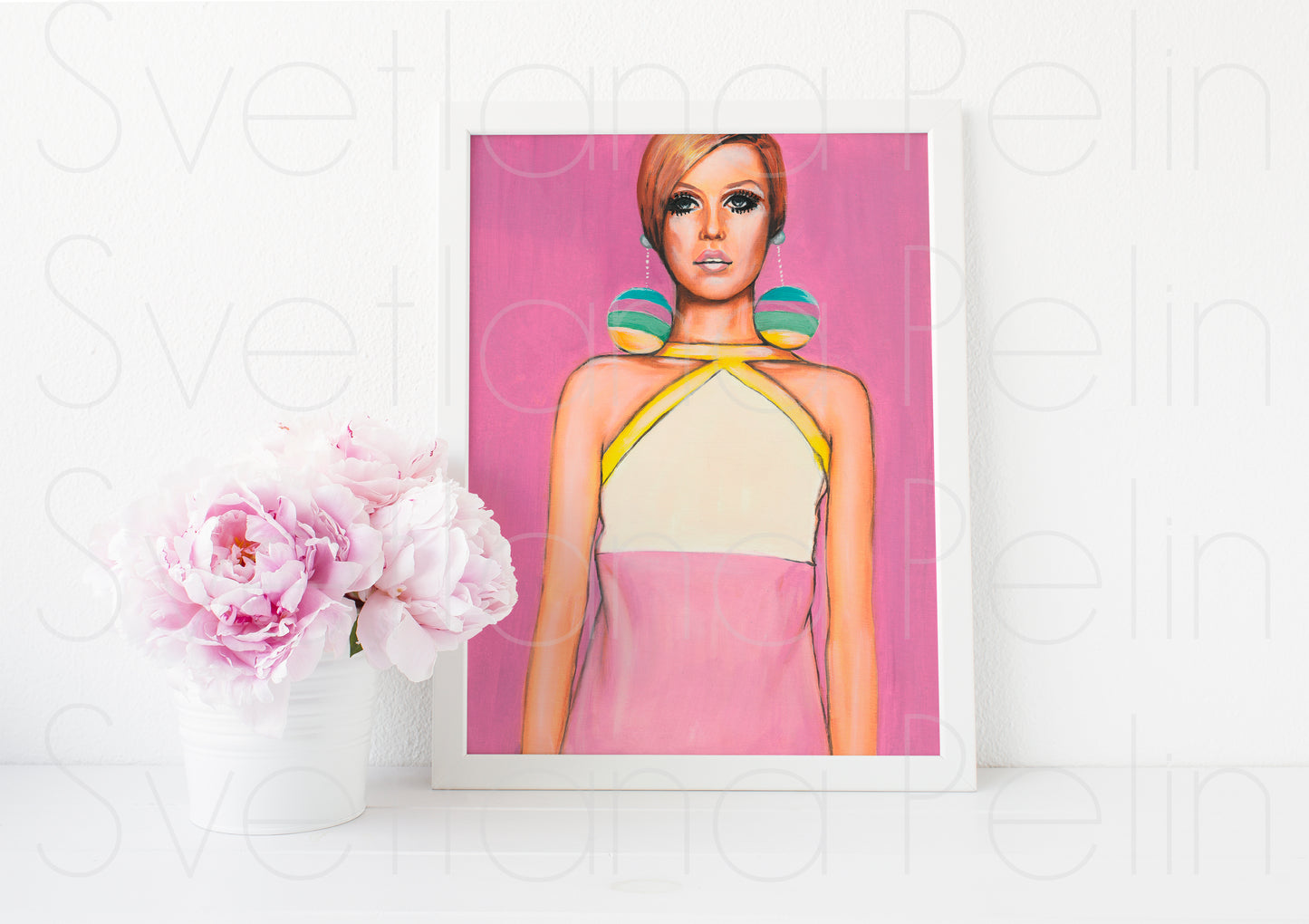 Twiggy, ART PRINT Signed by Artist