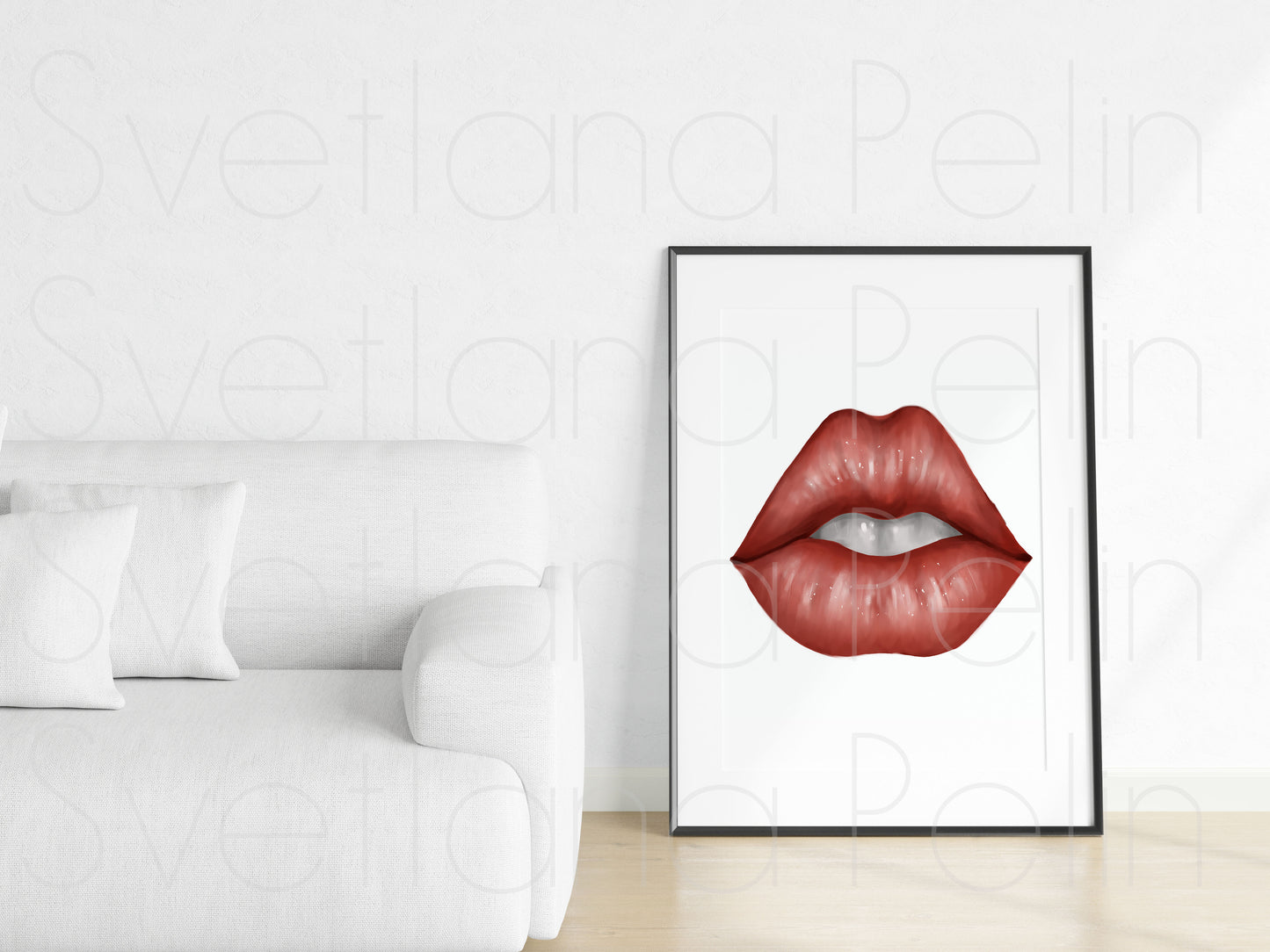 Lips Slightly Parted, INSTANT DOWNLOAD