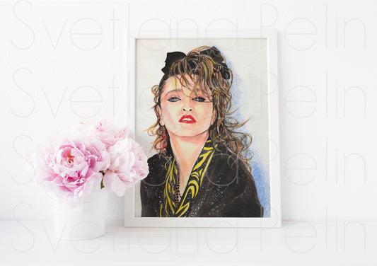 Madonna, ART PRINT Signed by Artist