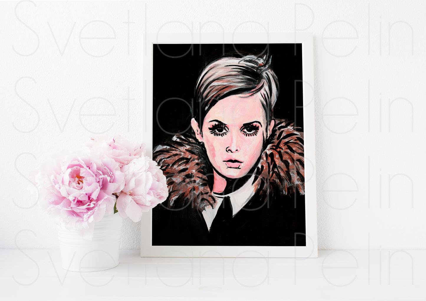 Twiggy, ART PRINT Signed by Artist