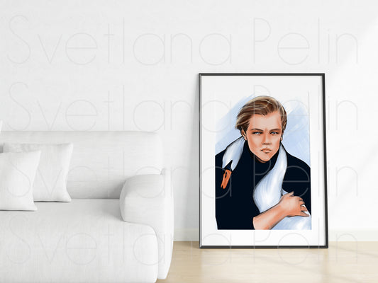 Leonardo DiCaprio, Swan, INSTANT DOWNLOAD