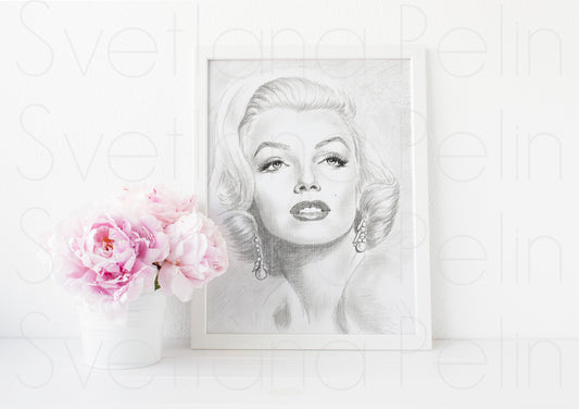Marilyn Monroe, Frank Powolny, ART PRINT Signed by Artist
