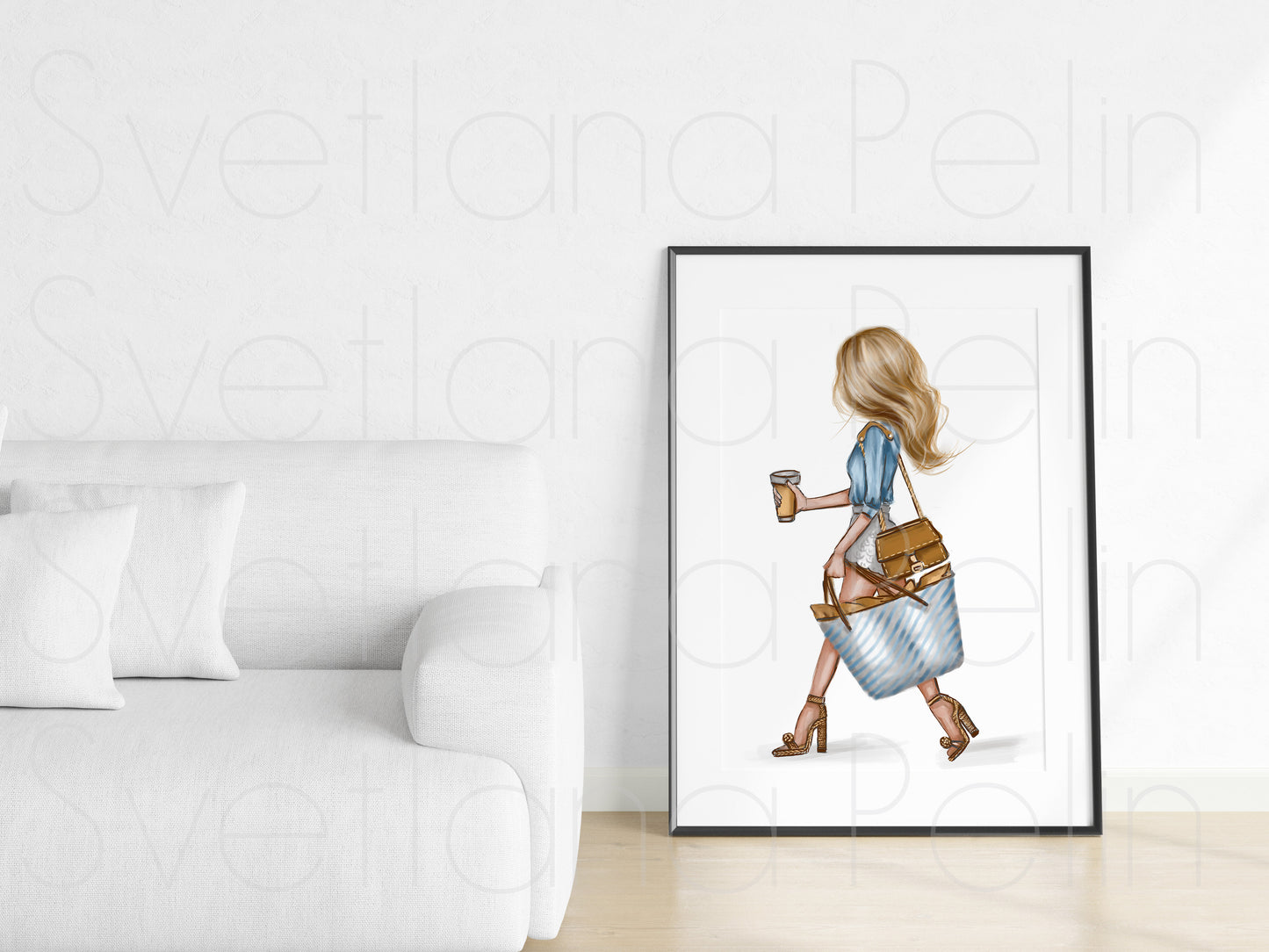 Fashion Girl, Printable Art, INSTANT DOWNLOAD