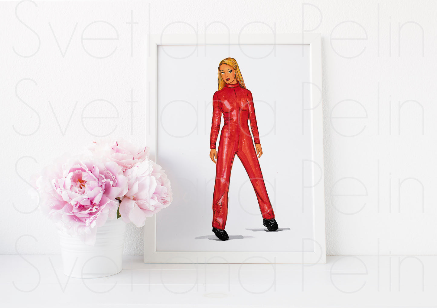Britney Spears, BS, Oops!...I Did It Again, ART PRINT Signed by Artist