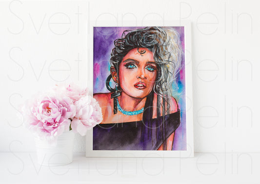 Madonna, ART PRINT Signed by Artist