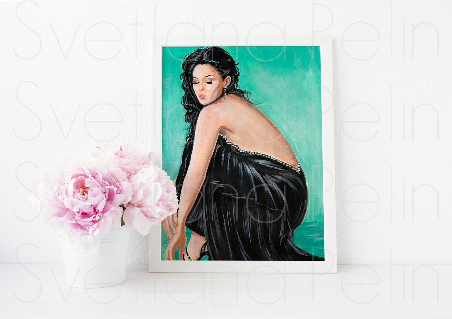 Monica Bellucci, ART PRINT Signed by Artist