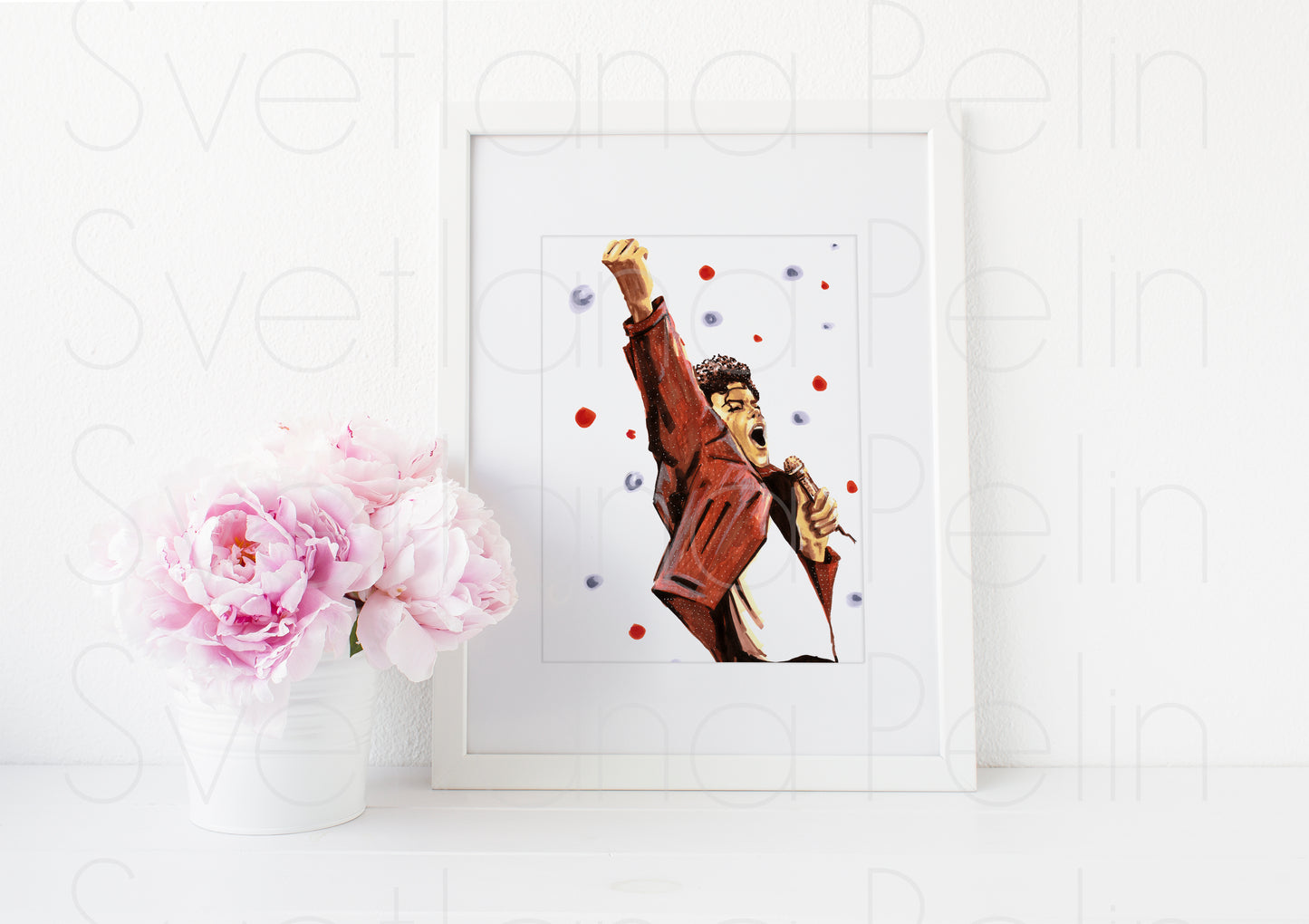 Michael Jackson, MJ, ART PRINT Signed by Artist