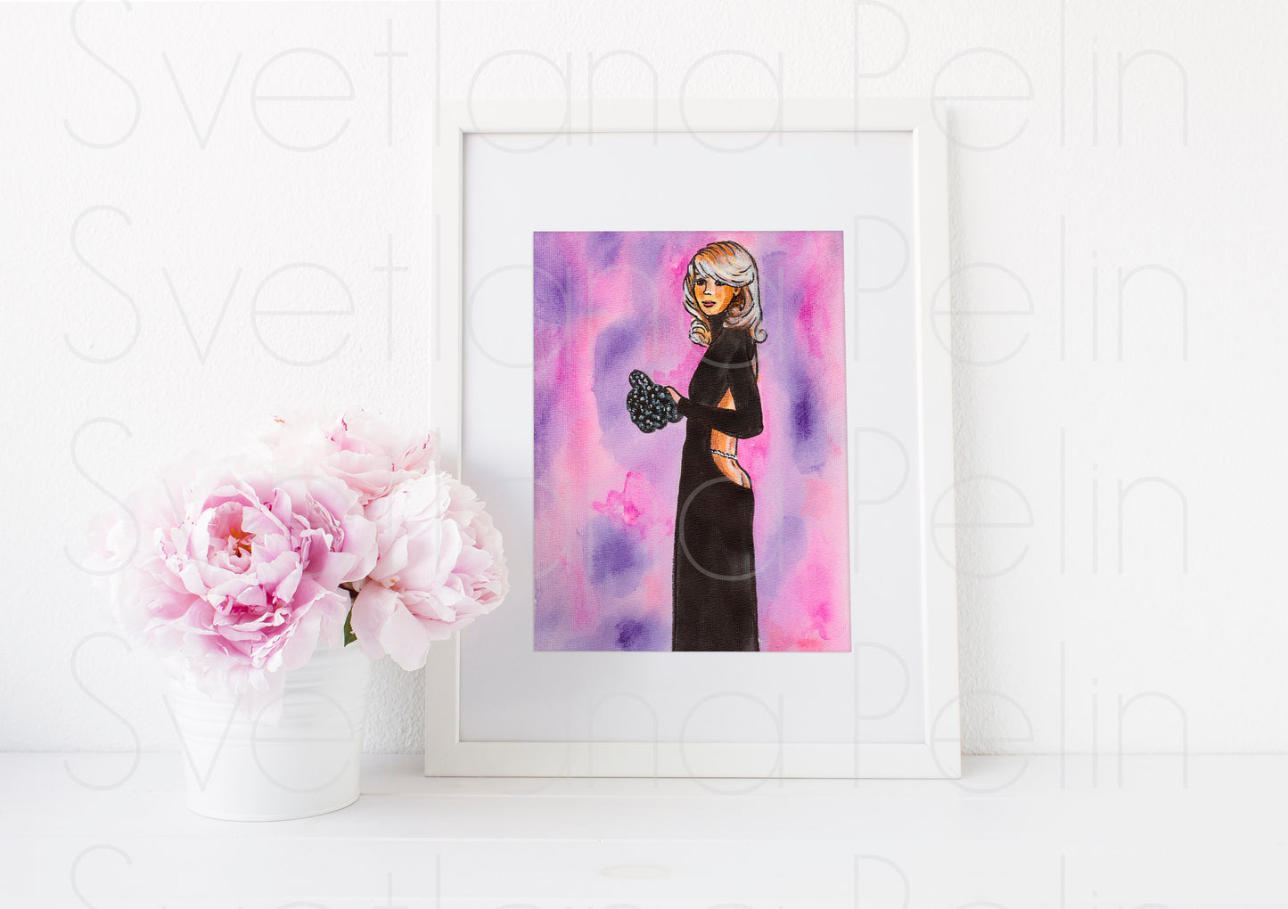 Mireille Darc, ART PRINT Signed by Artist
