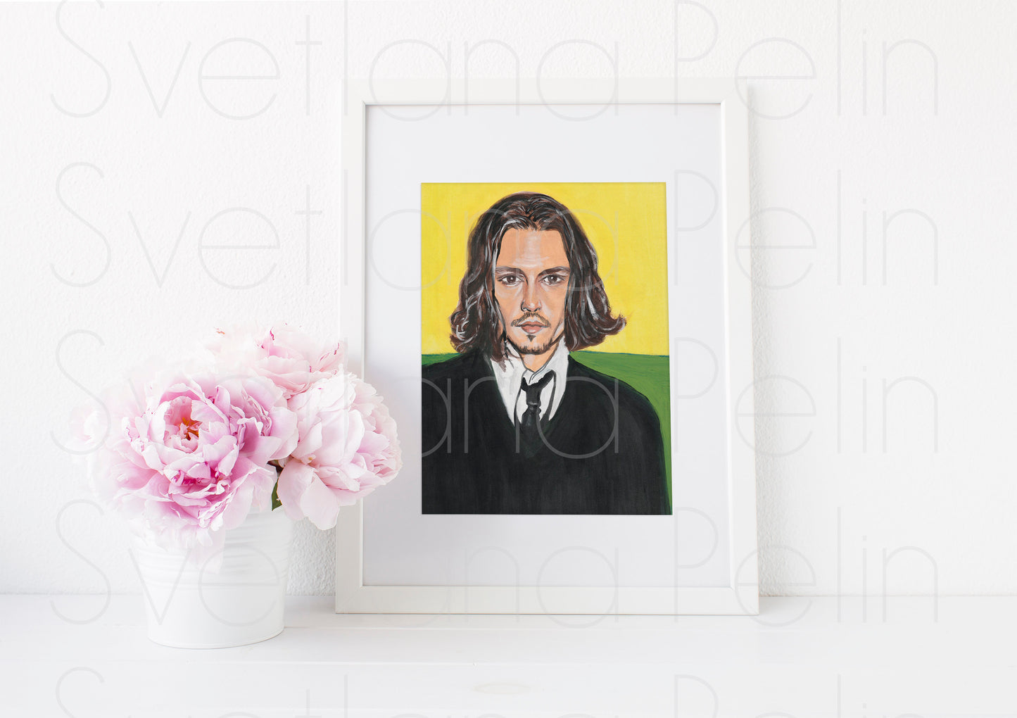 Johnny Depp, ART PRINT Signed by Artist