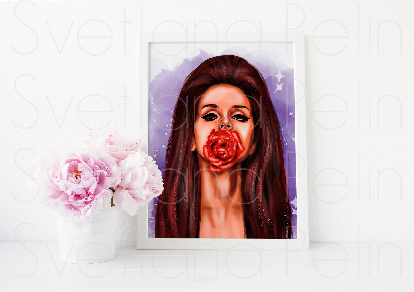 Lana Del Rey, LD, ART PRINT Signed by Artist