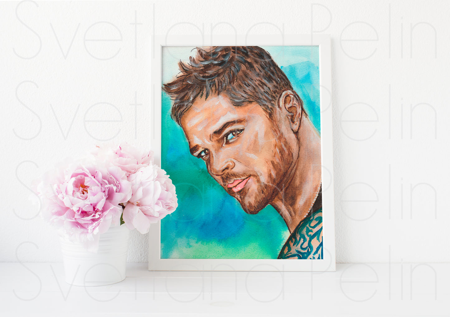 Ricky Martin, RM, ART PRINT Signed by Artist
