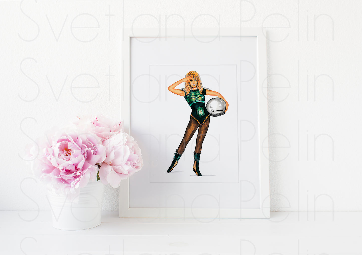 Jane Fonda, ART PRINT Signed by Artist
