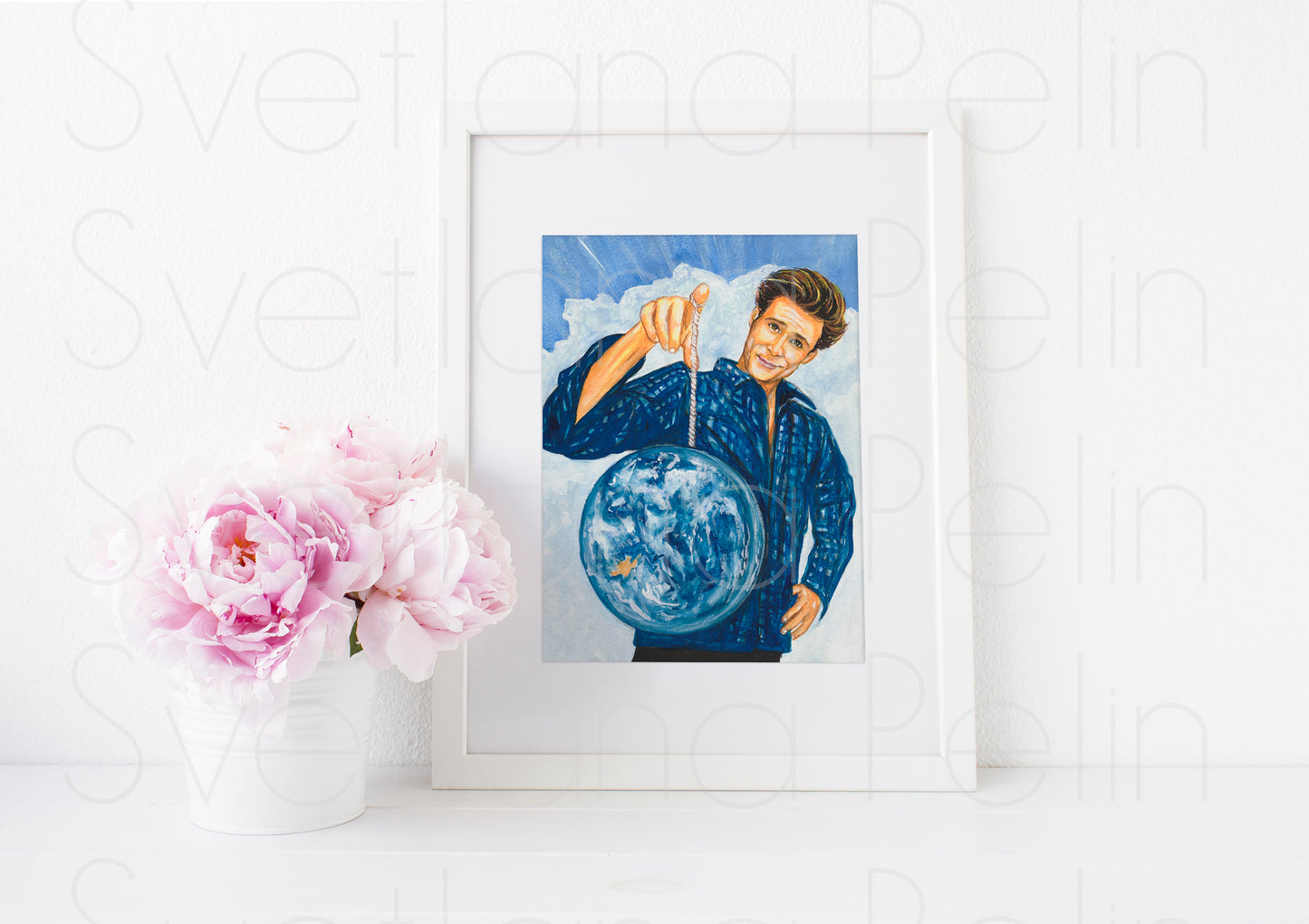 Jim Carrey, ART PRINT Signed by Artist